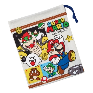 【お取り寄せ商品】コップ袋 約14.8×20.5cm スーパーマリオ23