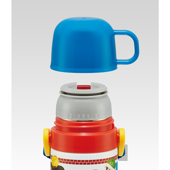 【お取り寄せ商品】超軽量2WAY ステンレスボトル 直飲み470ml コップ飲み430ml スーパーマリオ23
