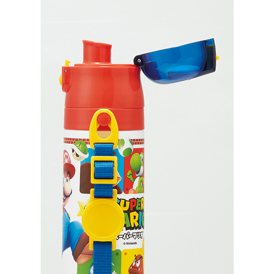 【お取り寄せ商品】超軽量2WAY ステンレスボトル 直飲み470ml コップ飲み430ml スーパーマリオ23
