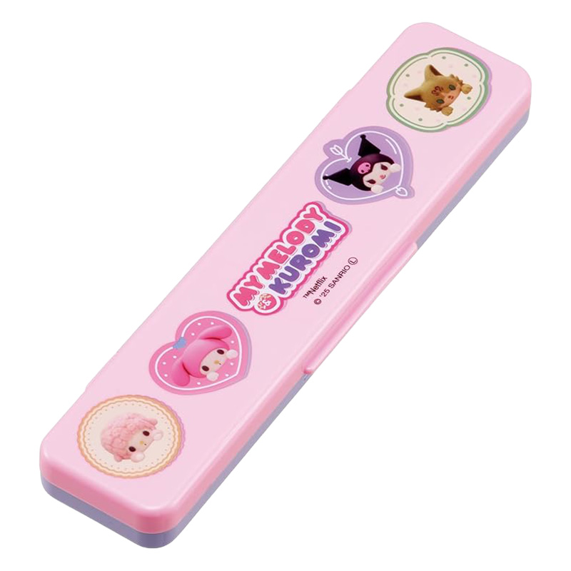 【お取り寄せ商品】音が鳴らないコンビセット 箸18cm・スプーン マイメロ＆クロミ