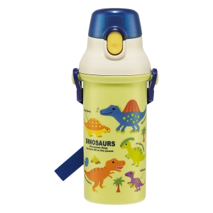 【お取り寄せ商品】抗菌直飲プラボトル 480ml ディノサウルス