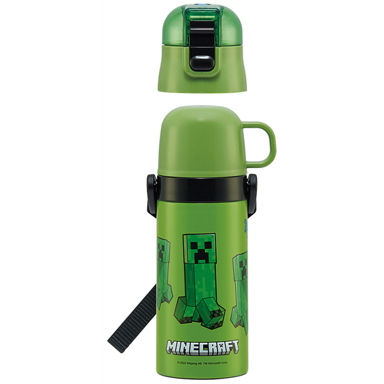 【お取り寄せ商品】2WAYステンレスボトル 400ml｜350ml マインクラフト