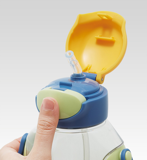 【お取り寄せ商品】ワンプッシュストローボトル 530ml ディノサウルス