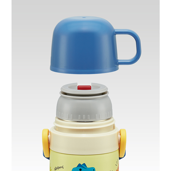 【お取り寄せ商品】2WAYステンレスボトル 400ml｜350ml ディノサウルス