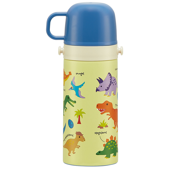 【お取り寄せ商品】2WAYステンレスボトル 400ml｜350ml ディノサウルス
