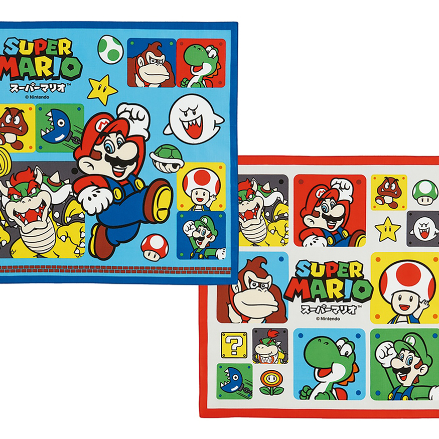 【お取り寄せ商品】ランチクロス 43×43cm  2枚セット スーパーマリオ23