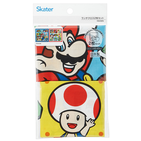 【お取り寄せ商品】ランチクロス 43×43cm  2枚セット スーパーマリオ23