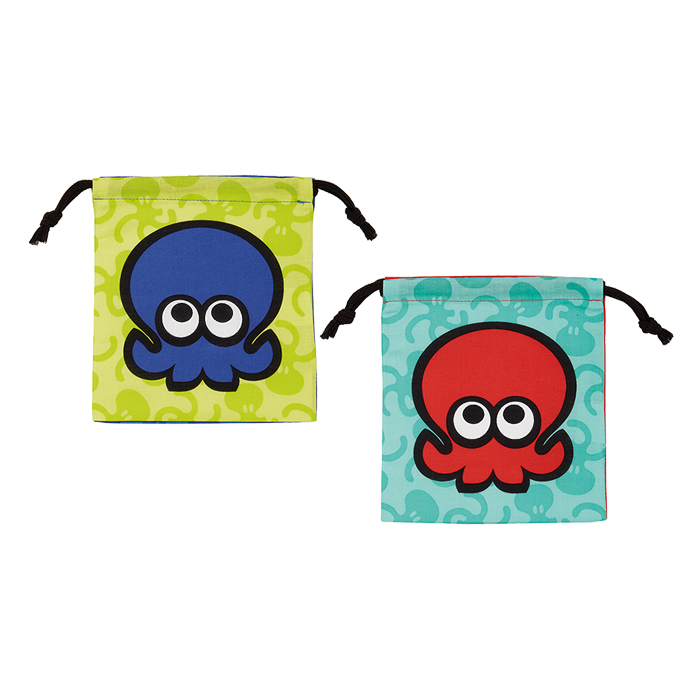 【お取り寄せ商品】マチ付き巾着 2枚組セット スプラトゥーン3