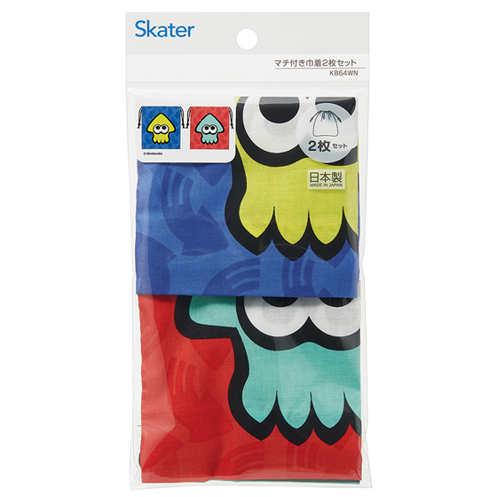 【お取り寄せ商品】マチ付き巾着 2枚組セット スプラトゥーン3