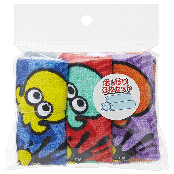【お取り寄せ商品】おしぼりタオル 3枚セット スプラトゥーン3