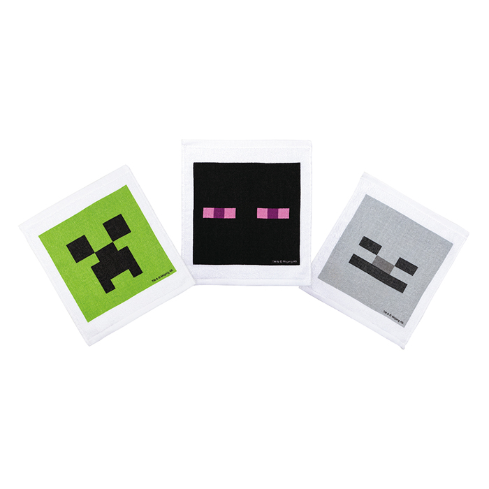 【お取り寄せ商品】おしぼりタオル 3枚セット マインクラフト