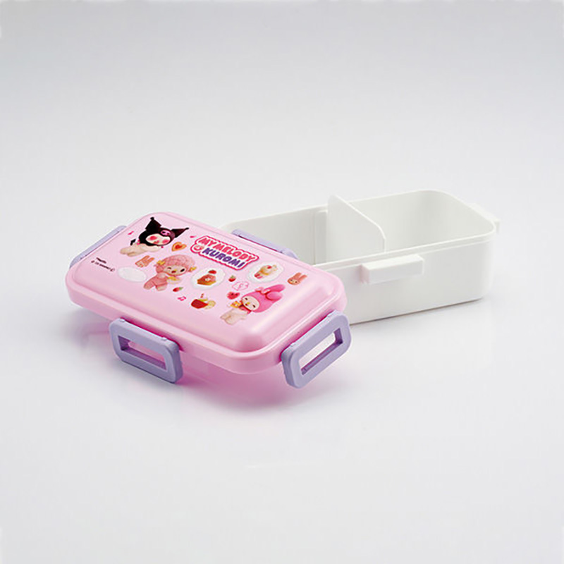 【お取り寄せ商品】おかずがつぶれにくい ふわっと弁当箱 1段 530ml マイメロ＆クロミ ネトフリ