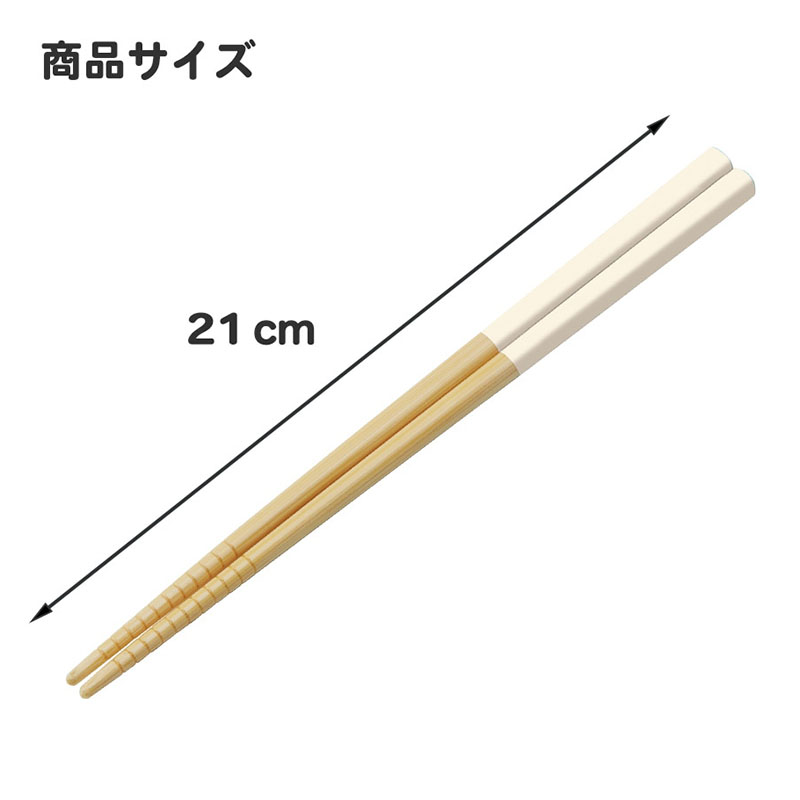 竹箸 バッドばつ丸 いつもいっしょのお友だち 21cm