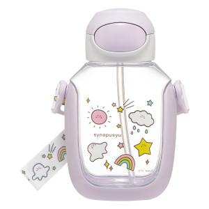 【お取り寄せ商品】ワンプッシュストローボトル 530ml シナぷしゅ