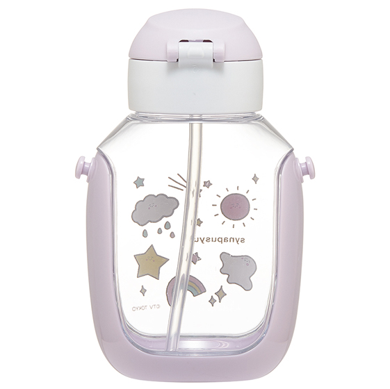【お取り寄せ商品】ワンプッシュストローボトル 530ml シナぷしゅ