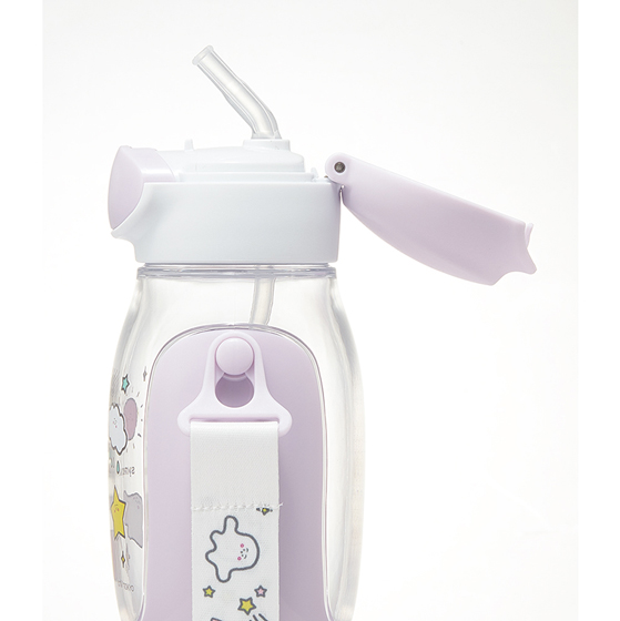 【お取り寄せ商品】ワンプッシュストローボトル 530ml シナぷしゅ