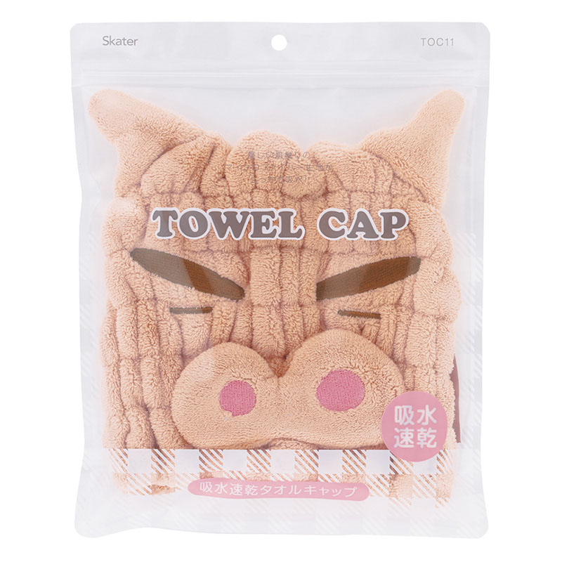 ●吸水速乾タオルキャップ ぶりぶりざえもん 23×17cm