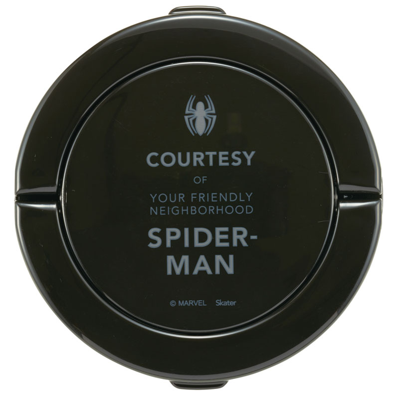 【お取り寄せ商品】折りたたみ ハンドル付き 保温 保冷 ランチジャー 丼タイプ 800ml スパイダーマン