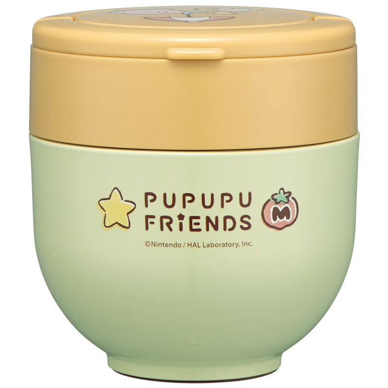 【お取り寄せ商品】折りたたみ ハンドル付き 保温 保冷 丼 ジャー 540ml 星のカービィ フレンズ