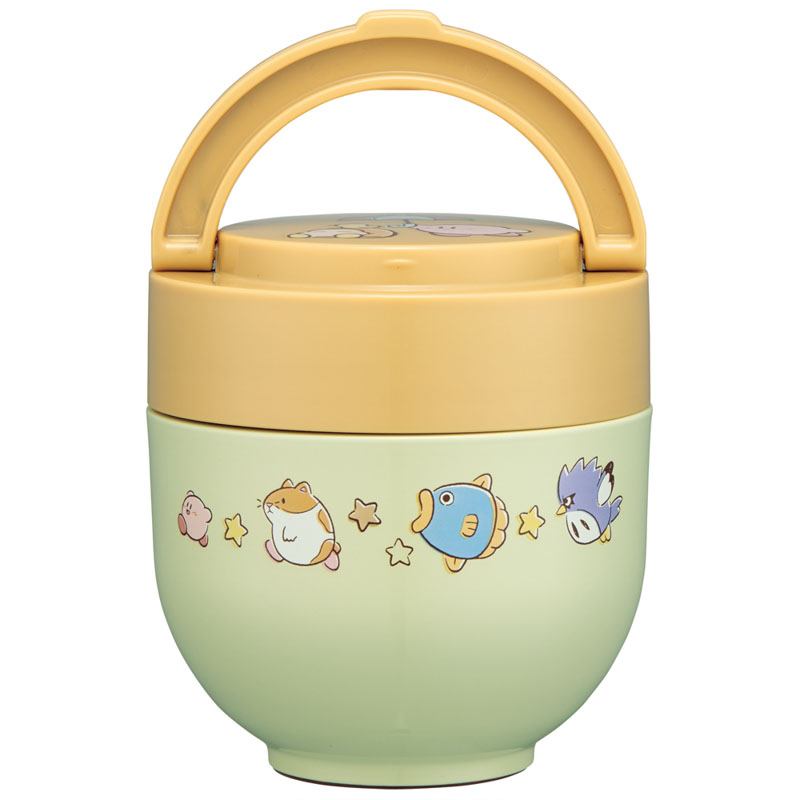 【お取り寄せ商品】折りたたみ ハンドル付き 保温 保冷 丼 ジャー 540ml 星のカービィ フレンズ