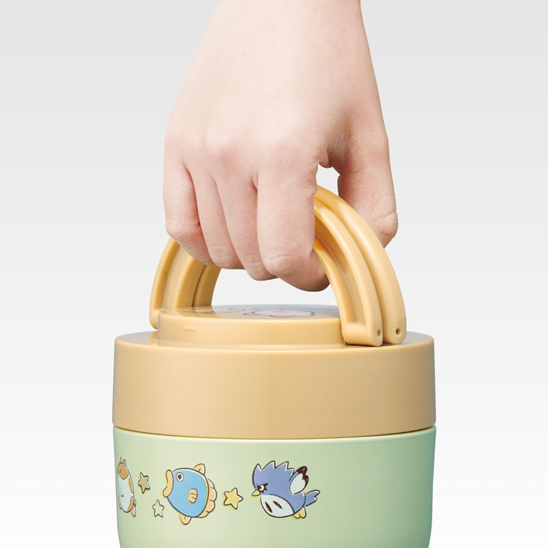 【お取り寄せ商品】折りたたみ ハンドル付き 保温 保冷 丼 ジャー 540ml 星のカービィ フレンズ
