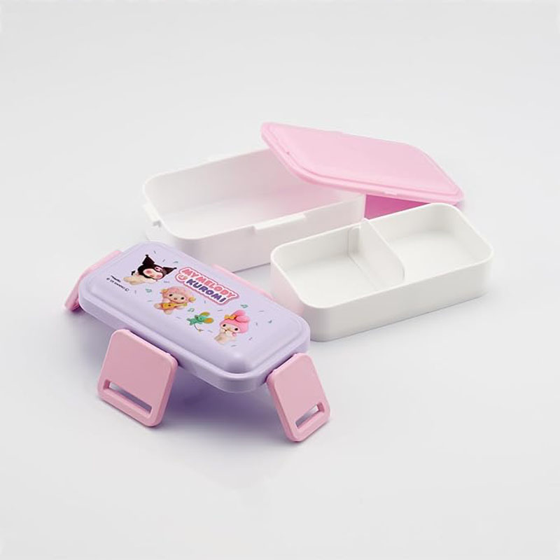 【お取り寄せ商品】おかずがつぶれにくい ふわっとフタ弁当箱 2段 600ml マイメロ＆クロミ