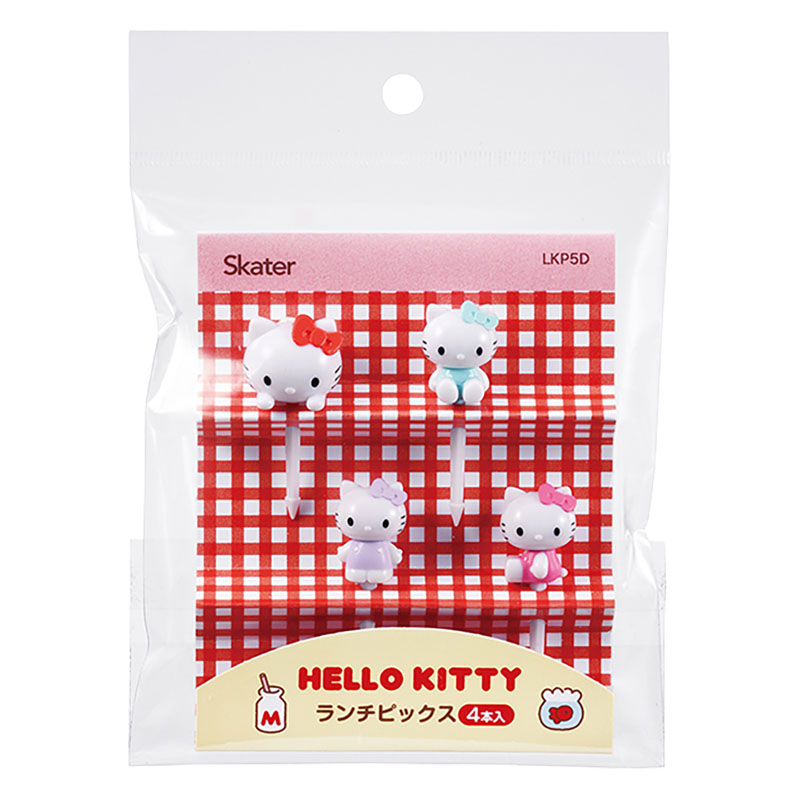 ランチピックス 4本入(4種類×各1本入り)ハローキティ