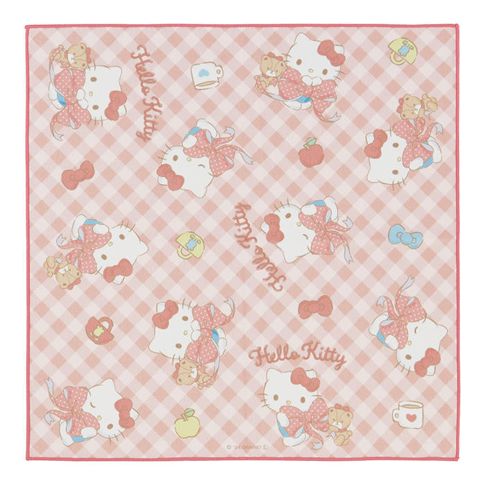 【お取り寄せ商品】くっつくランチクロス 43cm キティビックリボン