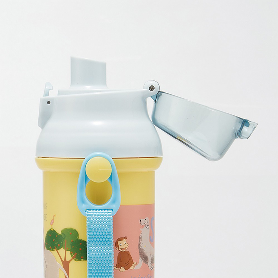 【お取り寄せ商品】抗菌直飲プラボトル 480ml おさるのジョージZoo