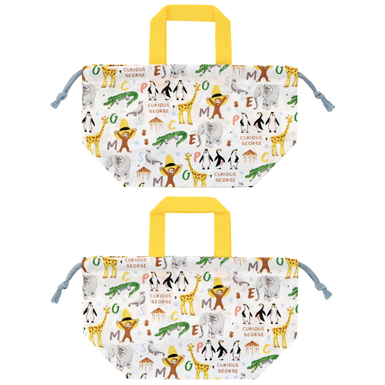 【お取り寄せ商品】ランチ巾着 おさるのジョージZoo
