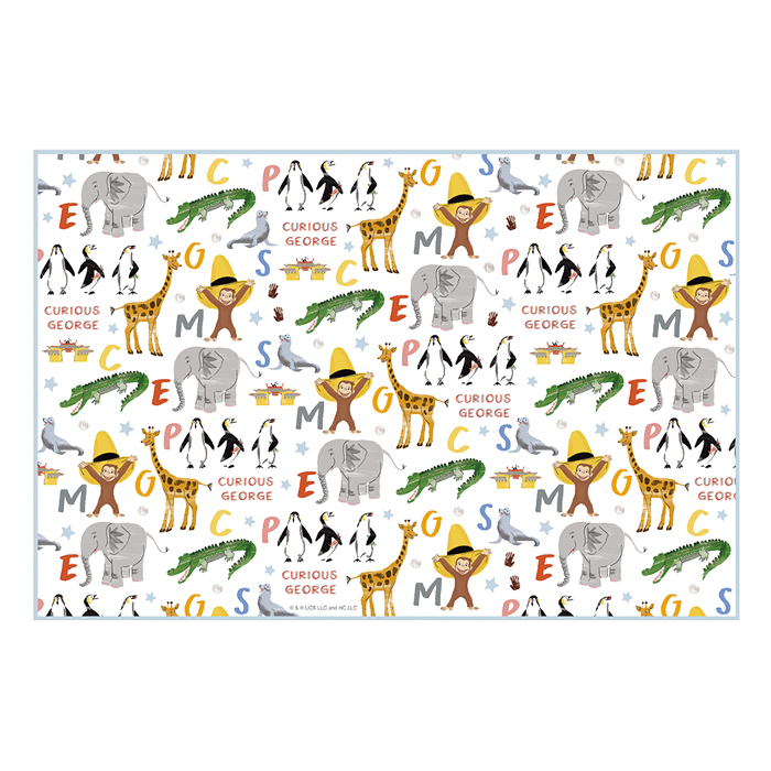 【お取り寄せ商品】レジャーシート 1人用 90×60cm おさるのジョージZoo