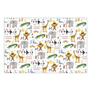 【お取り寄せ商品】レジャーシート 1人用 90×60cm おさるのジョージZoo