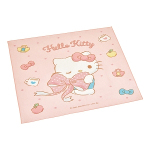【お取り寄せ商品】ランチクロス 43×43cm キティビックリボン