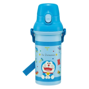 【お取り寄せ商品】抗菌直飲プラボトル 480ml ドラえもん ギンガム