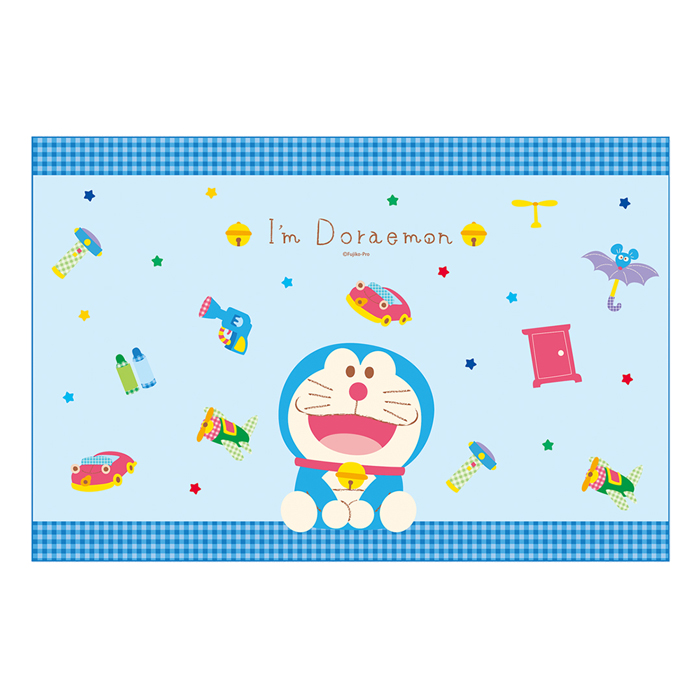 【お取り寄せ商品】レジャーシート 1人用 90×60cm ドラえもん ギンガム
