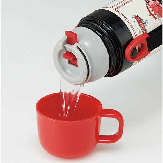 【お取り寄せ商品】超軽量2WAY ステンレスボトル 直飲み470ml コップ飲み430ml カーズ25