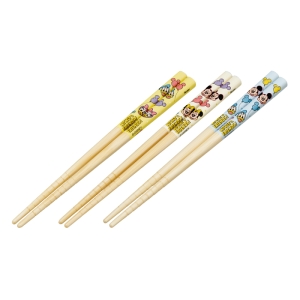 竹箸16.5cm 3膳セット ミッキー&フレンズ風船