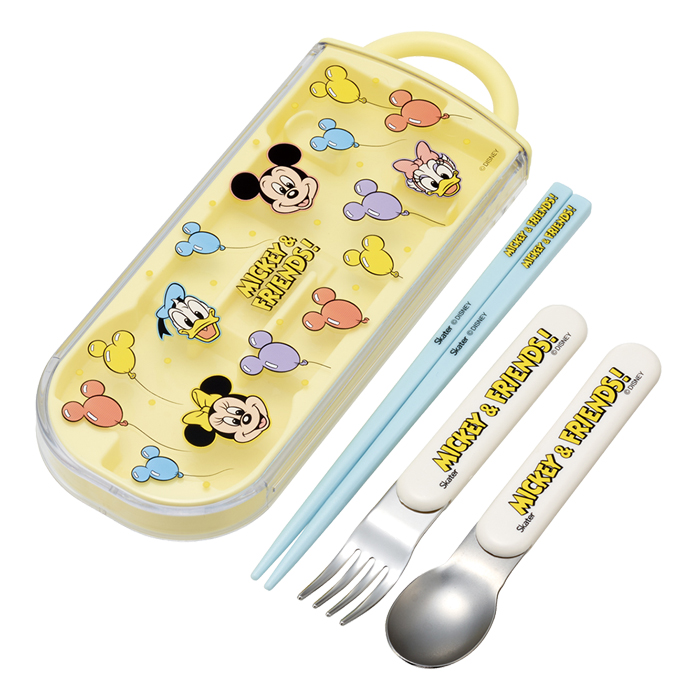 抗菌 食洗機対応 トリオセット ミッキー&フレンズ風船