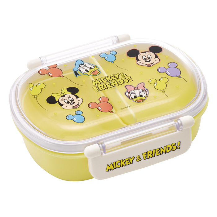 【お取り寄せ商品】抗菌 ふわっとタイトランチ 1段 360ml ミッキー&フレンズ風船