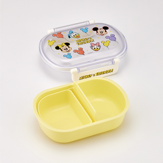 【お取り寄せ商品】抗菌 ふわっとタイトランチ 1段 360ml ミッキー&フレンズ風船