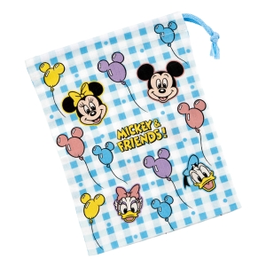 【お取り寄せ商品】コップ袋 約14.8×20.5cm ミッキー&フレンズ風船