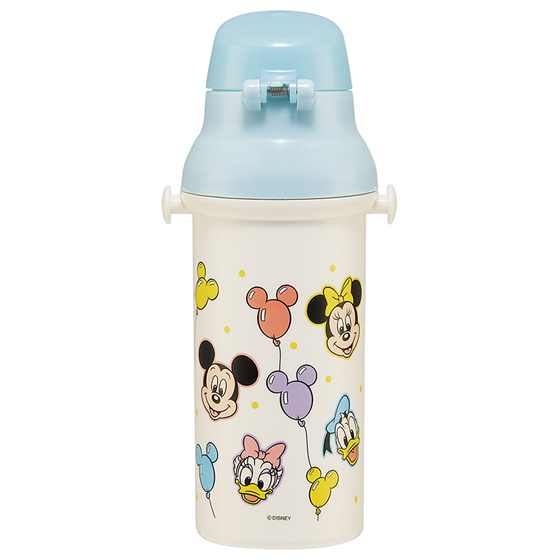 【お取り寄せ商品】抗菌直飲プラボトル 480ml ミッキー&フレンズ風船