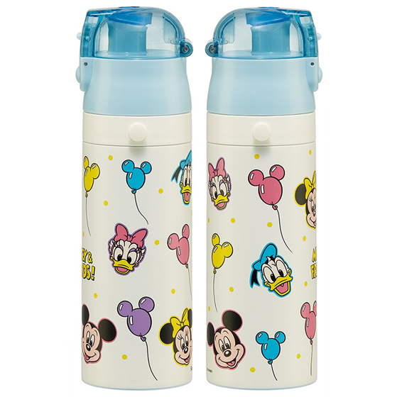 【お取り寄せ商品】超軽量ダイレクトステンレスボトル 470ml ミッキー&フレンズ風船