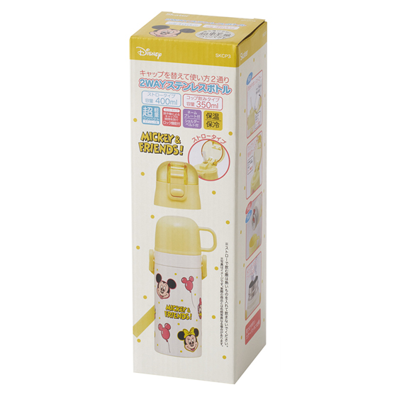 【お取り寄せ商品】2WAYステンレスボトル 400ml｜350ml ミッキー&フレンズ風船