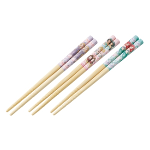 【お取り寄せ商品】竹箸16.5cm 3膳セット ディズニープリンセス25