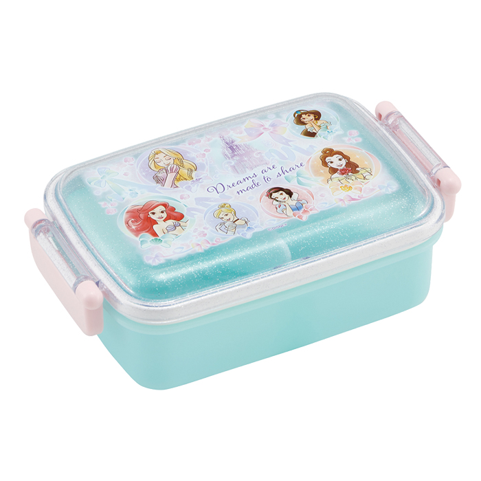 【お取り寄せ商品】抗菌 ふわっとタイトランチ 1段 450ml ディズニープリンセス25