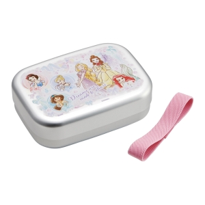 【お取り寄せ商品】アルミ弁当箱 保温庫対応 ランチベルト付き 370ml ディズニープリンセス25
