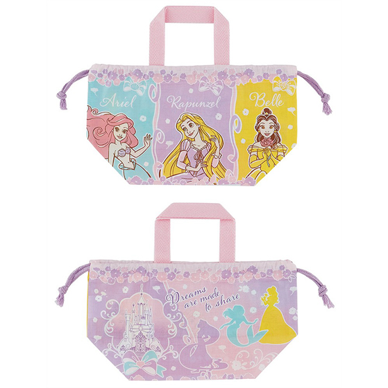 【お取り寄せ商品】ランチ巾着 2枚セット ディズニープリンセス25