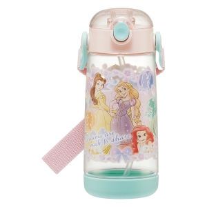 【お取り寄せ商品】ワンプッシュストローボトル 480ml ディズニープリンセス25