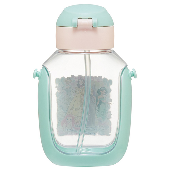 【お取り寄せ商品】ワンプッシュストローボトル 530ml ディズニープリンセス25